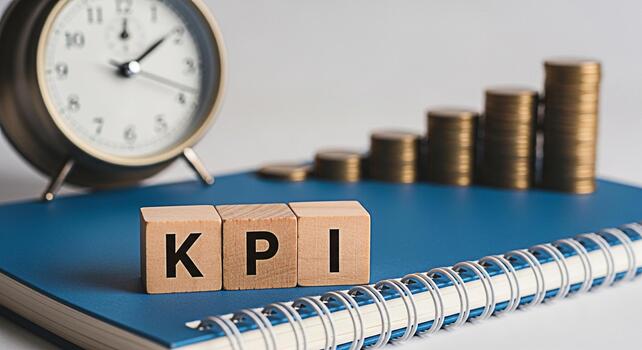 Kpi key performance indicator business metrics success measurement analysis strategy management target achievement goals objectives growth report photo