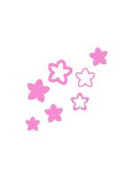 starburst effetto animazione di multiplo fiori modulo un' giapponese floreale modello design video