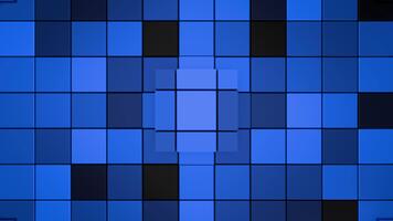 complesso blu 3d voxel griglia sfondo con pulsante movimento ciclo continuo. 3d interpretazione video