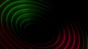 multicolor neón espiral vórtice bucle resumen 3d antecedentes. 3d representación video