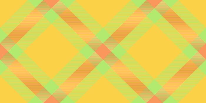 fondo tela textura tartán, damasco antecedentes textil tartán. sitio sin costura cheque modelo en amarillo y verde colores. vector