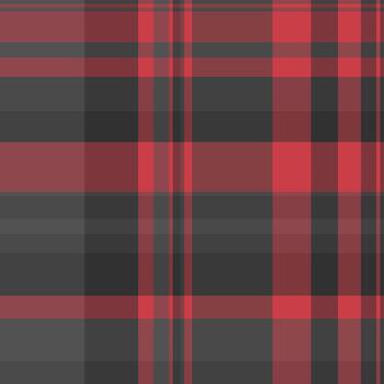 Livingroom seamless check pattern, simplicity fabric tartan . Warmth textile plaid texture background in red and grey colors. vector