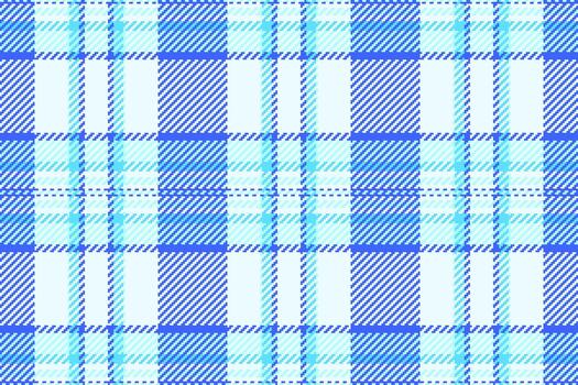 Seamless blue plaid pattern, cool tones. Perfect for textile design, backgrounds, or adding a touch of classic style to your project. Versatile and eyecatching. vector