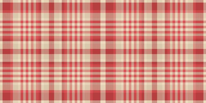 Warmth fabric texture tartan, platform seamless textile. Professional pattern background check plaid in light and red colors. vector
