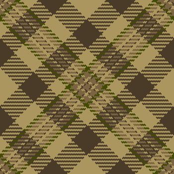 Many check tartan plaid, multicultural pattern textile texture. Window seamless fabric background in amber and dark colors. vector