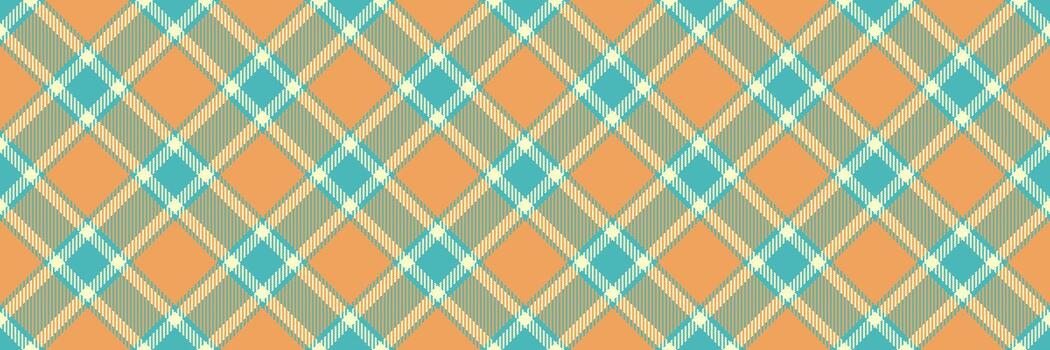 malla textura tela controlar, minúsculo sin costura tartán. Envejecido tartán modelo textil antecedentes en arenoso marrón y verde azulado colores. vector