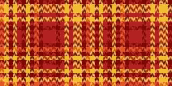 Navidades modelo tartán tartán, mínimo textura cheque tela. arte antecedentes textil sin costura en rojo y ámbar colores. vector