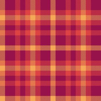 Cozy tartan plaid pattern in warm autumnal hues. Classic design with a modern touch. Ideal for backgrounds, textiles, or adding a rustic charm. vector