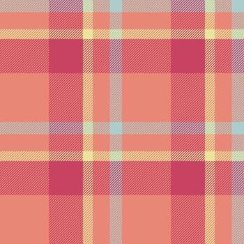 Swatch background plaid seamless, up textile fabric. Customized tartan texture pattern check in red and light colors. vector