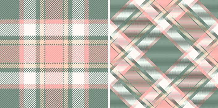 tartán tela sin costura de tartán textil cheque con un antecedentes textura modelo. conjunto en pastel colores de más cómodo mueble. vector