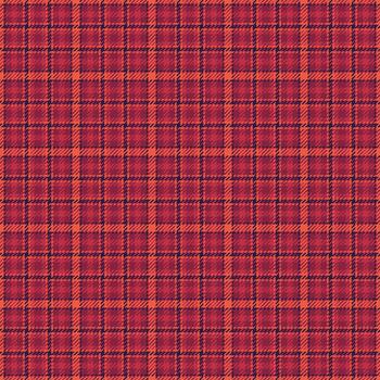 clásico textil diseño presentando un sin costura, repitiendo modelo de intersectando líneas en sombras de rojo y naranja. ideal para antecedentes, vestir, y digital arte, evocando calor. vector