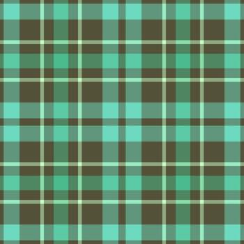 Classic checkered pattern in hues of green and brown. Textile design, wrapping paper, or backgrounds for creative projects. Seamless, versatile, and timeless. vector