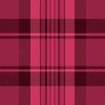 abierto cheque textil patrón, cama tela tartán tartán. suave sin costura textura antecedentes en rojo y tentación colores. vector