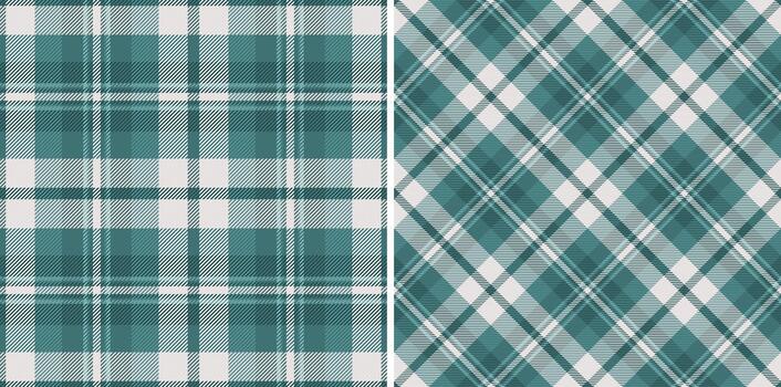 Textile plaid of pattern texture seamless with a tartan check fabric background. Set in cold colors. Geometric unique identity design. vector