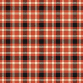 mínimo tartán tartán fondo, contorno tela textil modelo. varios cheque sin costura textura en rojo y ligero colores. vector