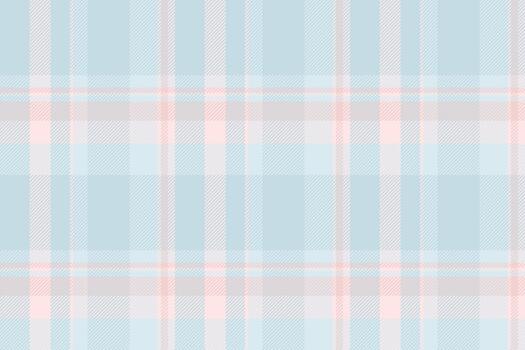 Soft pastel plaid pattern. Calming blue and pink tones create a gentle, versatile design, ideal for backgrounds, textiles, or graphic projects. vector