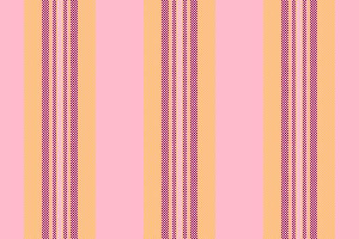 Pastel vertical stripes seamless pattern. Soft pink and gold shades. Textile design, surface pattern, background, print, and creative projects. vector