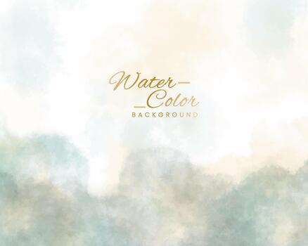 Abstract watercolor pigment spread background with soft diffusion. vector
