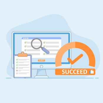 Vectors Design of Online Quiz System with Success Indicator