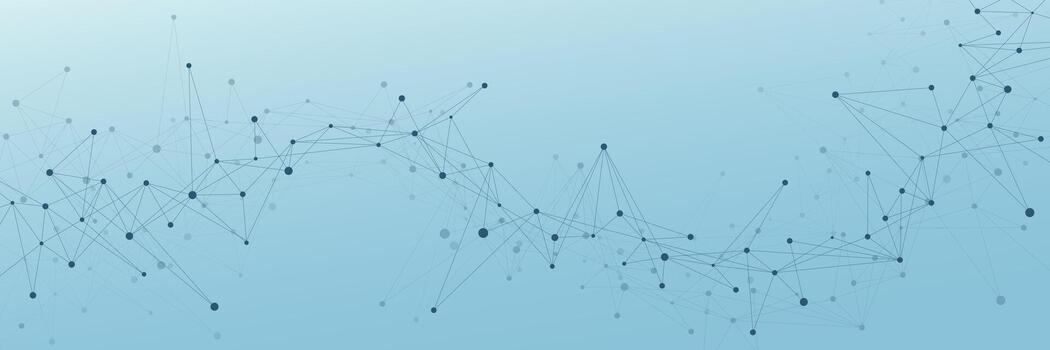 resumen tecnología geométrico diseño con puntos y líneas conexión. futurista red tecnología y grande datos visualización. adecuado para Ciencias y digital tecnología vector