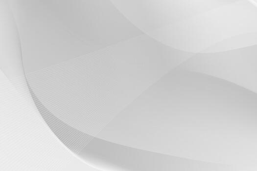 Soft wavy grey white lines subtle abstract minimalist gradient background vector