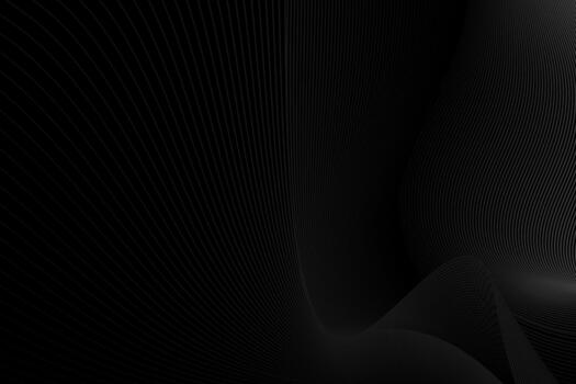 oscuro resumen negro ola líneas mínimo antecedentes moderno tecnología digital modelo vector