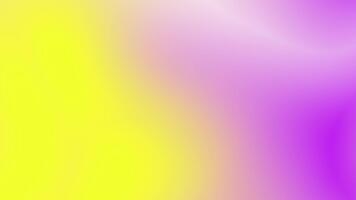 dynamisk gul och lila lutning bakgrund med slät Färg övergångar video