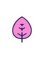 flashy sales animation of simple leaf design element video
