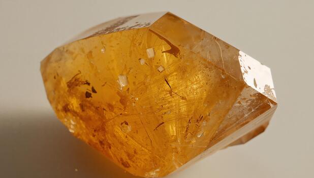 Golden Facets, Angular Forms. A Study in Light and Texture, Volumetric Abstraction. photo