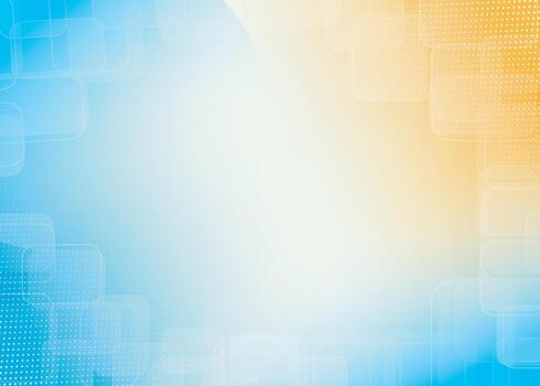 Gradient blue and yellow background with geometry shape or soft backdrop wallpaper for flyer banner presentation vector