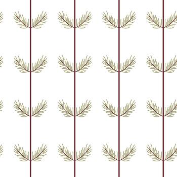 pino rama raya sin costura modelo con moderno invierno verdor y elegante escandinavo estilo en blanco antecedentes vector