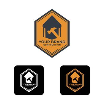 Logo Construction Home vector