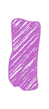 Organic chalk squiggle forms a rough textbox frame in diagonal rectangle style. Background with scribble label and sketch texture suits graphic text or creative label design. vector