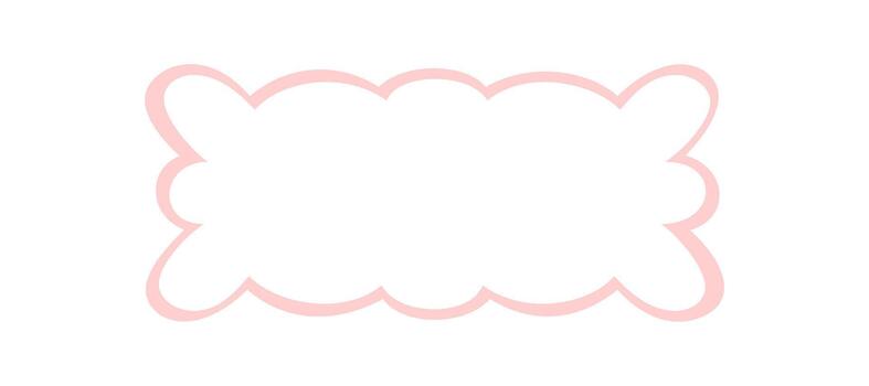 Groovy wavy rectangle border with hand drawn outline style. Cartoon retro frame uses bubble element shapes and soft lines. Playful abstract background adds a trendy y2k decorative accent. vector