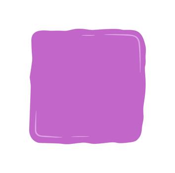 mano dibujado orgánico ondulado citar marco en un cuadrado gota forma con garabatear borde. resumen rectángulo antecedentes y marco con suave borde, ideal para creativo tarjeta, texto caja, o parche elemento. vector