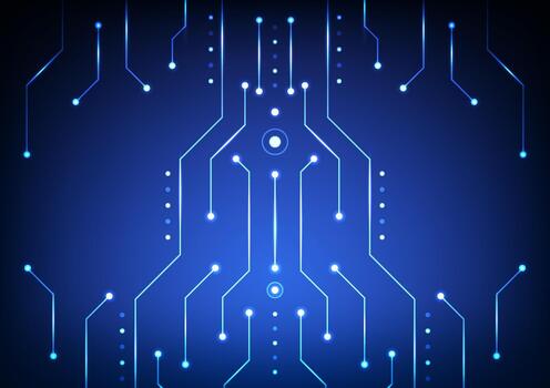 digital tecnología circuito antecedentes. diseño para circuito futurista líneas red sistema datos conexión Internet de cosas. vector