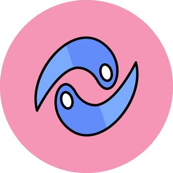 Vortex Artistic Grid Feature vector