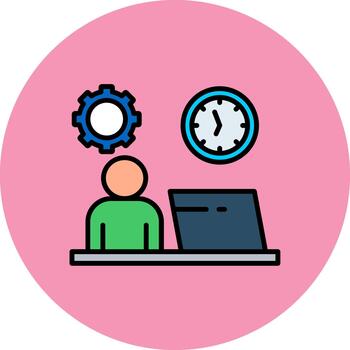 trabajo hora pulido hacer forma vector