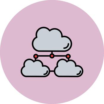 Cloud Network Refined Motion Module vector