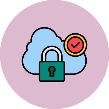 Data Protection Abstract Pattern Block vector