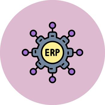 Erp Frosted Stroke Symbol vector