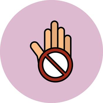 Objection Clear Shape Fragment vector