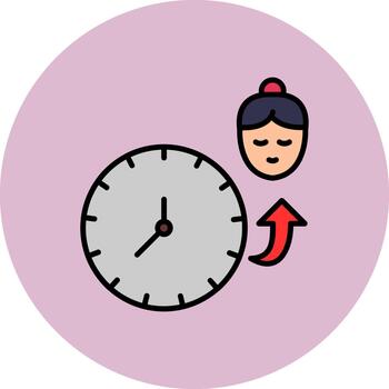 Time Creative Block Fragment vector