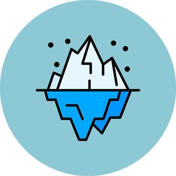 iceberg limpiar modelo elemento vector
