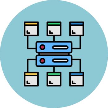 red alta tecnología forma modelo vector