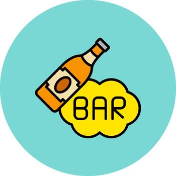 Bar Artistic Grid Feature vector