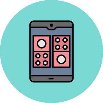 Domino Smooth Render Fragment vector