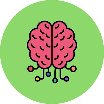 artificial inteligencia degradado movimiento unidad vector