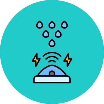 Rain Sensor Frosted Pixel Unit vector
