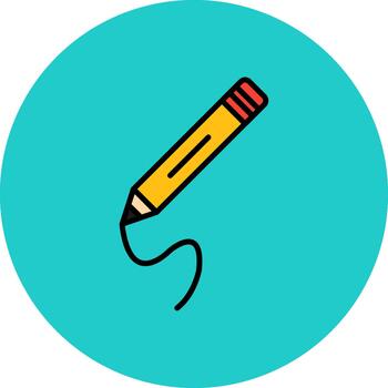 lápiz resumen modelo bloquear vector